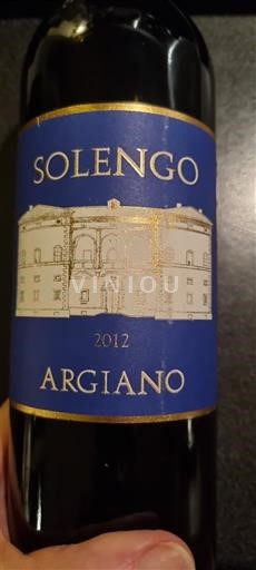 Toscana Määrittelemätön Argiano Solengo 2012