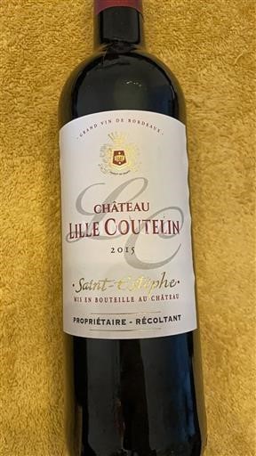 Bordéus Saint-Estèphe Château Lillle Coutelin 2015