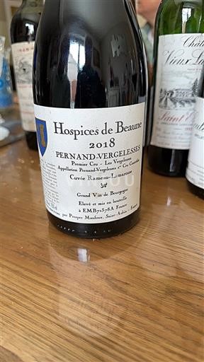 Burgundija Pernand-Vergelesses Premier Cru Hospices de Beaune Grande Cuve Raméau-Lamarosse 2018