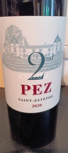 Bordéus Saint-Estèphe Château Pez 2nd de Pez 2020