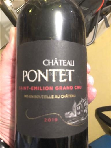 Bordeaux Saint-Émilion Grand Cru Grand Cru Château Pontet 2019