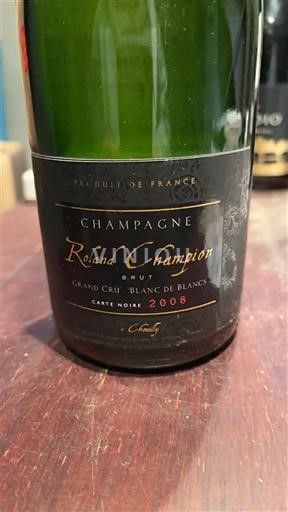 Champagne Šampanské Grand Cru Roland Champion Carte Noire 2008