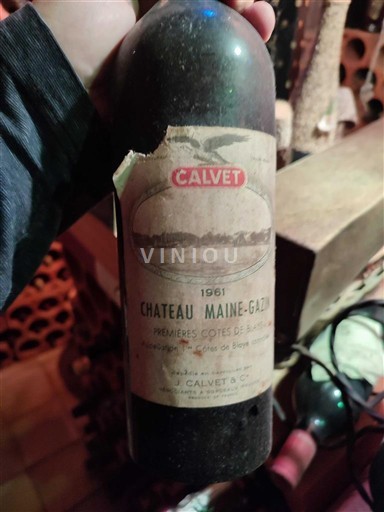 Bordeaux Không được chỉ định Château Maine-Gazin 1961