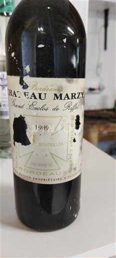 Bordeaux Château Marzy Grand Enclos de Riffat 1989