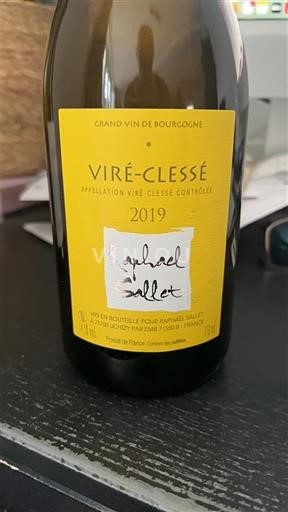 Bourgogne Viré-clessé Raphaël Sallet 2019