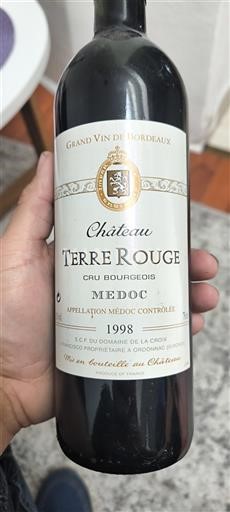 Bordeaux Médoc Cru Bourgeois Château Terre Rouge 1998