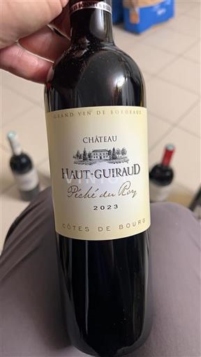 Bordeaux Côtes-de-bourg Château Haut-Guiraud Péchés du Roy 2023