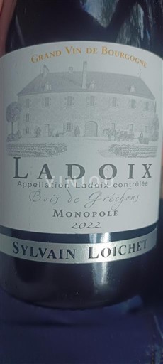 Borgoña Ladoix Sylvain Loichet Bois de Gréchons Monopole 2022