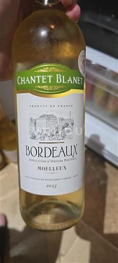 Bordeaux Chantet Blanet 2022