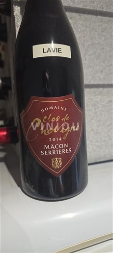 Burgundy Mâcon and Mâcon-Villages Domaine Clos de Chevigne 2014