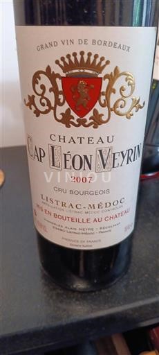 Bordeaux Listrac-Médoc Cru Bourgeois Château Cap Léon Veyrin 2007