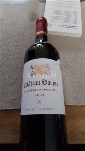 Bordoja Saint-Émilion Grand Cru Château Darius 2023