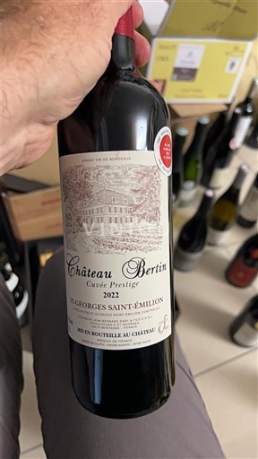 Bordeaux Lussac-saint-émilion Château Bertin Prestige 2022