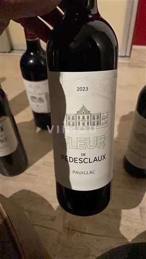 Бордо Пойяк Pédesclaux Fleur de Pédesclaux 2023