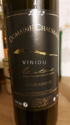 Valle del Rodano Ventoux Domaine Chaumaru Réservée 2023