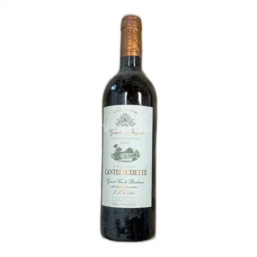Bordeaux Graves-de-Vayres Château Cantelaudette Prestige 2006