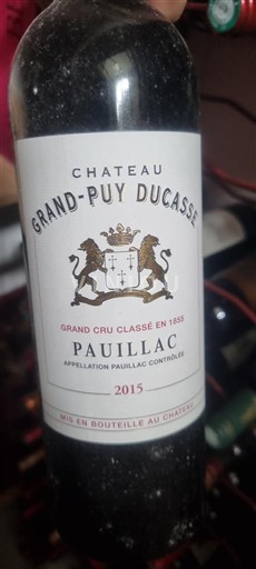 Bordeaux Pauillac Grand Cru Château Grand-Puy Ducasse 2015