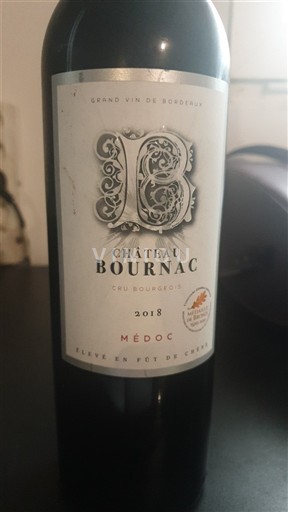 Bordeaux Médoc Cru Bourgeois Château Bournac 2018