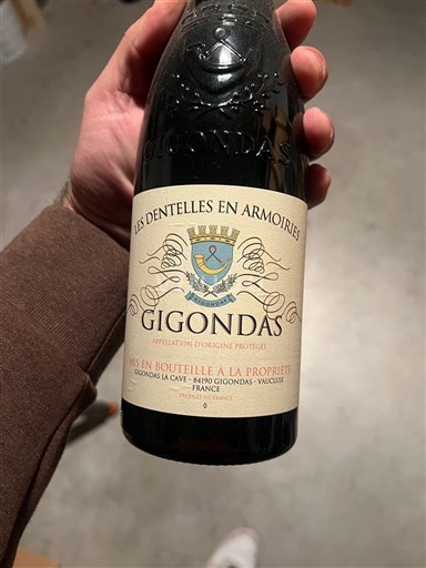 Rhônen laakso Gigondas Les Dentelles en Armoiries Ei vuosikertaa