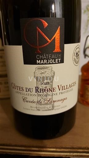 Thung lũng Rhône Côtes-du-rhône-villages Château Marjolet de Lamnaga 2023