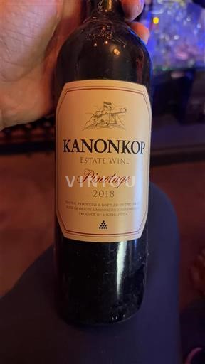 Vùng ven biển Stellenbosch Kanonkop Pinotage 2018