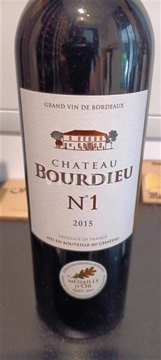 Bordeaux Blaye-côtes-de-bordeaux Château Bourdieu N°1 2015