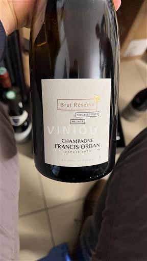 Champagne Sâm-panh Francis Orban Brut Réserve Không niên vụ