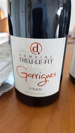 Thung lũng Rhône Không được chỉ định Domaine Dieu-le-Fit Garrigues 2020