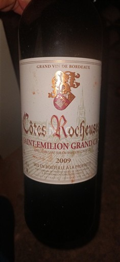 Bordéus Saint-Émilion Grand Cru Grand Cru Côtes Rocheuses 2009