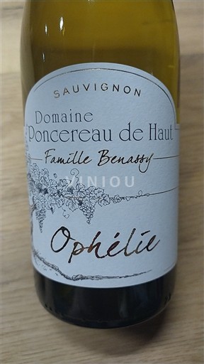 Valea Loarei Touraine Domaine Poncereau de Haut Ophélie 2023