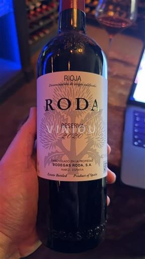 La Rioja Rioja Bodegas Roda Reserva 2020