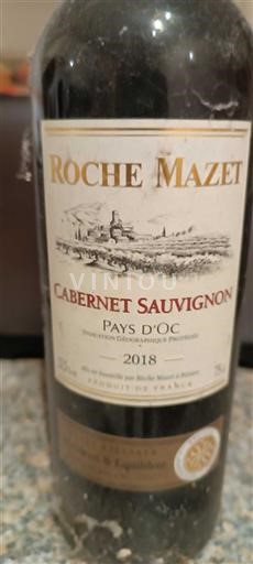 Lengdok dhe Rusionjë Vend e Oksonisë Roche Mazet Cabernet Sauvignon 2018