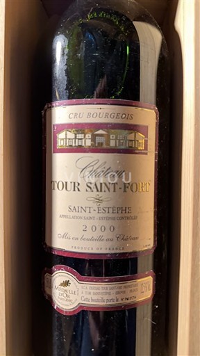 Bordéus Saint-Estèphe Château Tour Saint-Fort 2000