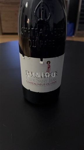 Rona dolina Châteauneuf-du-Pape Clos Saint Jean Deus Ex Machina 2017