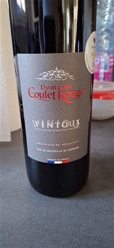Rhônetal Ventoux Domaine Coulet Rouge Ohne Jahrgang