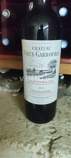 Bordeaux Saint-Émilion Château Vieux-Garrouilh 2020
