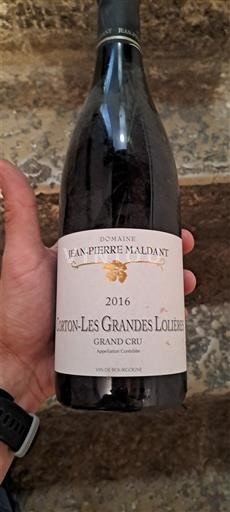 Burgundija Corton Grand Cru Domaine Jean-Pierre Maldant 2016