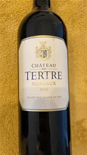 Bordeaux Margaux Château Tertre 2016