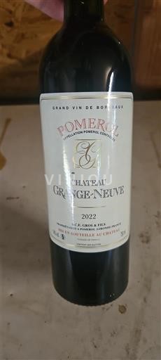 Bordeaux Pomerol Château Grange-Neuve 2022