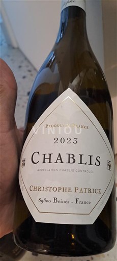 Burgund Chablis Christophe Patrice 2023