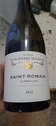 Burgundija Saint-Romain Maison Jean-Pierre Maldant L'Argillat 2023