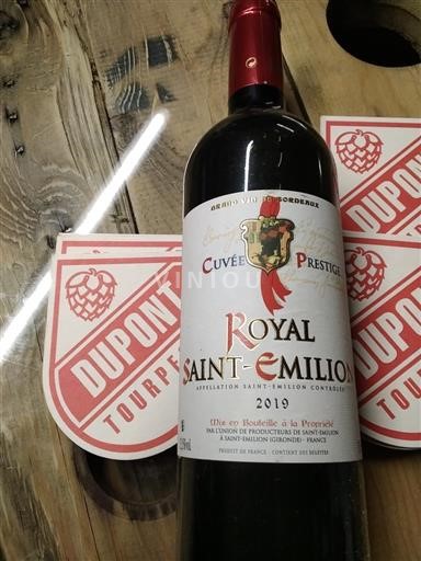 Bordeaux Saint-Émilion Royal Saint-Emilion Prestige 2019