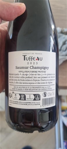 Loirevallei Saumur-champigny Tuffeau 2023