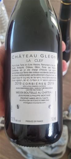 Languedoque NULL Château Gléon La Clef 2019