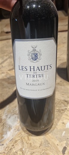 Bordéus Margaux Château Tertre Les Hauts du Tertre 2019