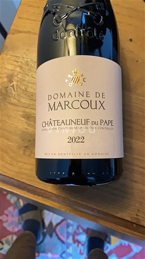 Thung lũng Rhône Châteauneuf-du-pape Domaine Marcoux 2022