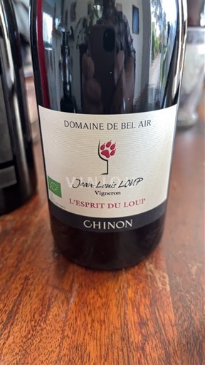 Thung lũng sông Loire Chinon Domaine Bel Air L'Esprit du Loup 2022