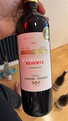 Bordeaux Lamothe Vincent Réserve 2023