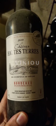 Bordeaux Château Hautes Terres 2019