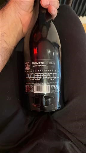 Rhône Valley Ventoux Xavier Vignon Ventoux 2019